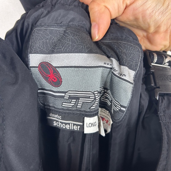 Spyder dynatec Schoeller black long ski bib snowboard adjustable size M long - Picture 3 of 15